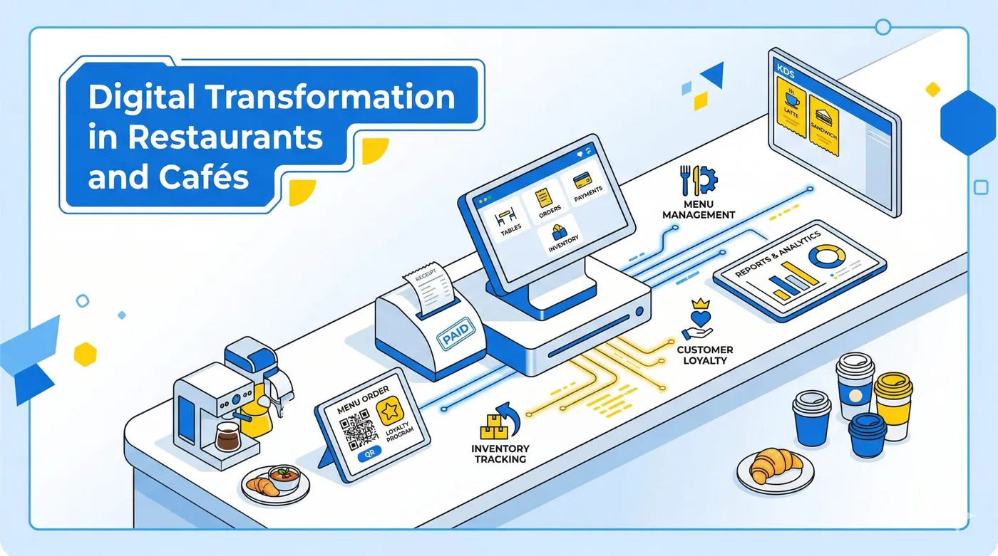 Transformación digital en restaurantes y cafeterías