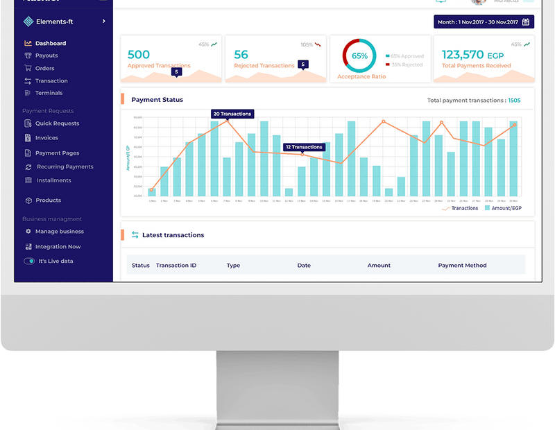 Kashier Interface